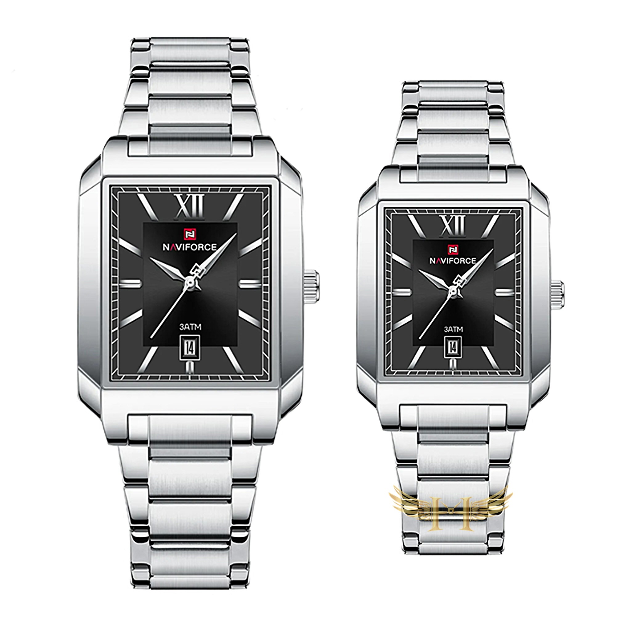 ساعت مچی ست زنانه و مردانه اورجینال ناوی فورس NAVIFORCENF 9251S/B/S