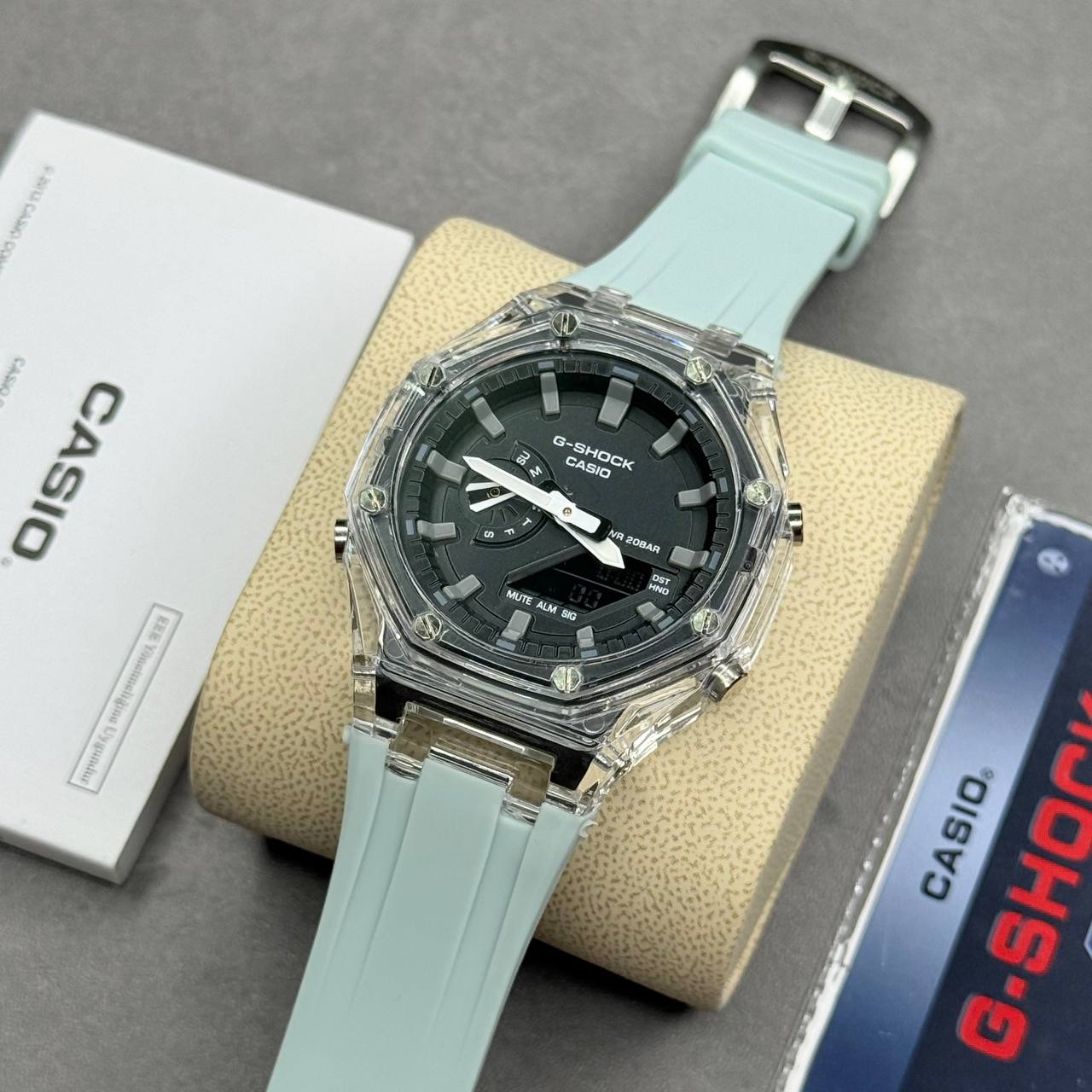 ساعت مچی کاسیو جی شاک سبز روشن GA-2100 G-Shock