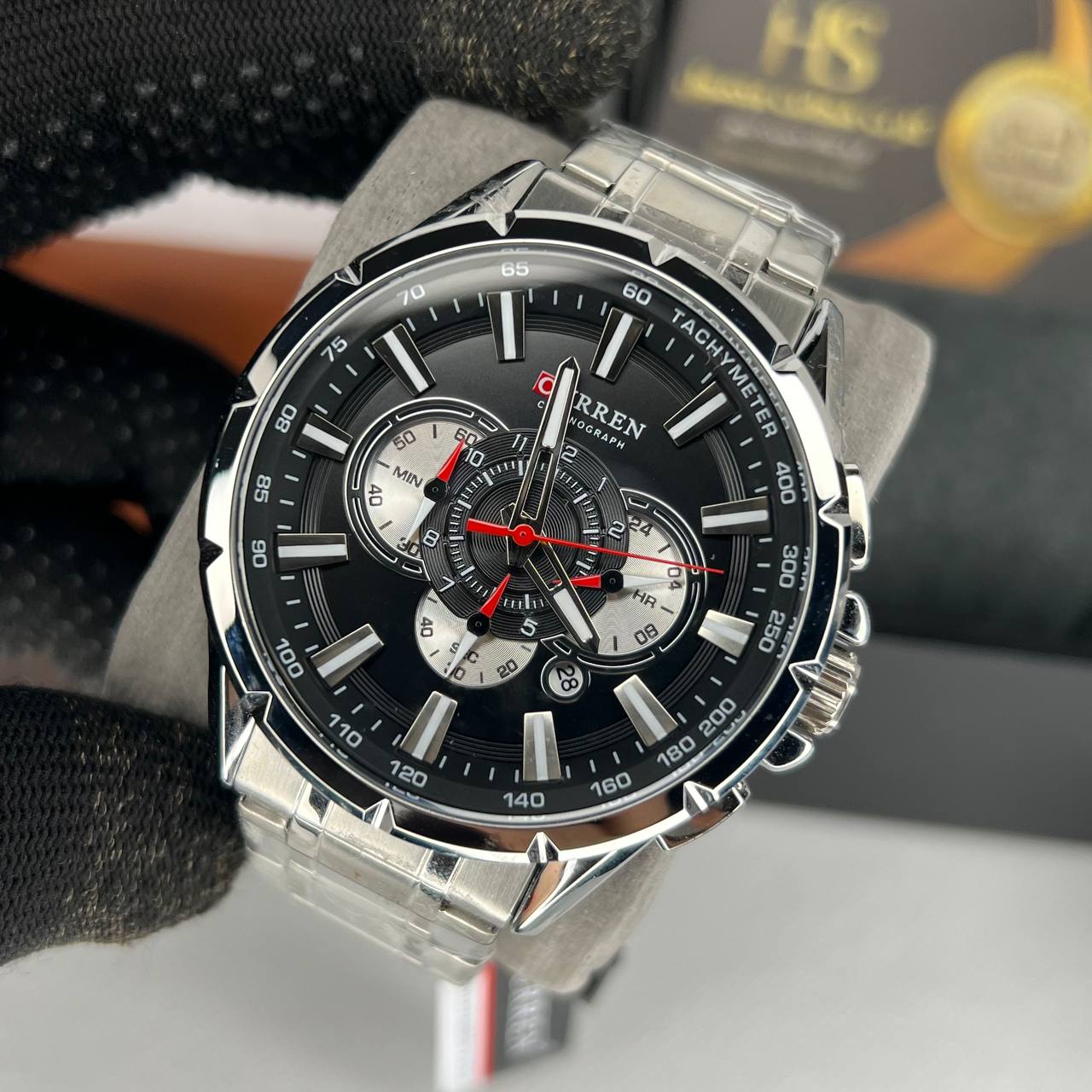 ساعت مچی کارن CURREN مردانه مدل 8363 کرنوگراف سه موتوره