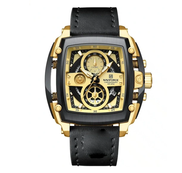 ساعت مچی اورجینال مردانه ناوی فورس NAVIFORCE NF8067 G/G/B