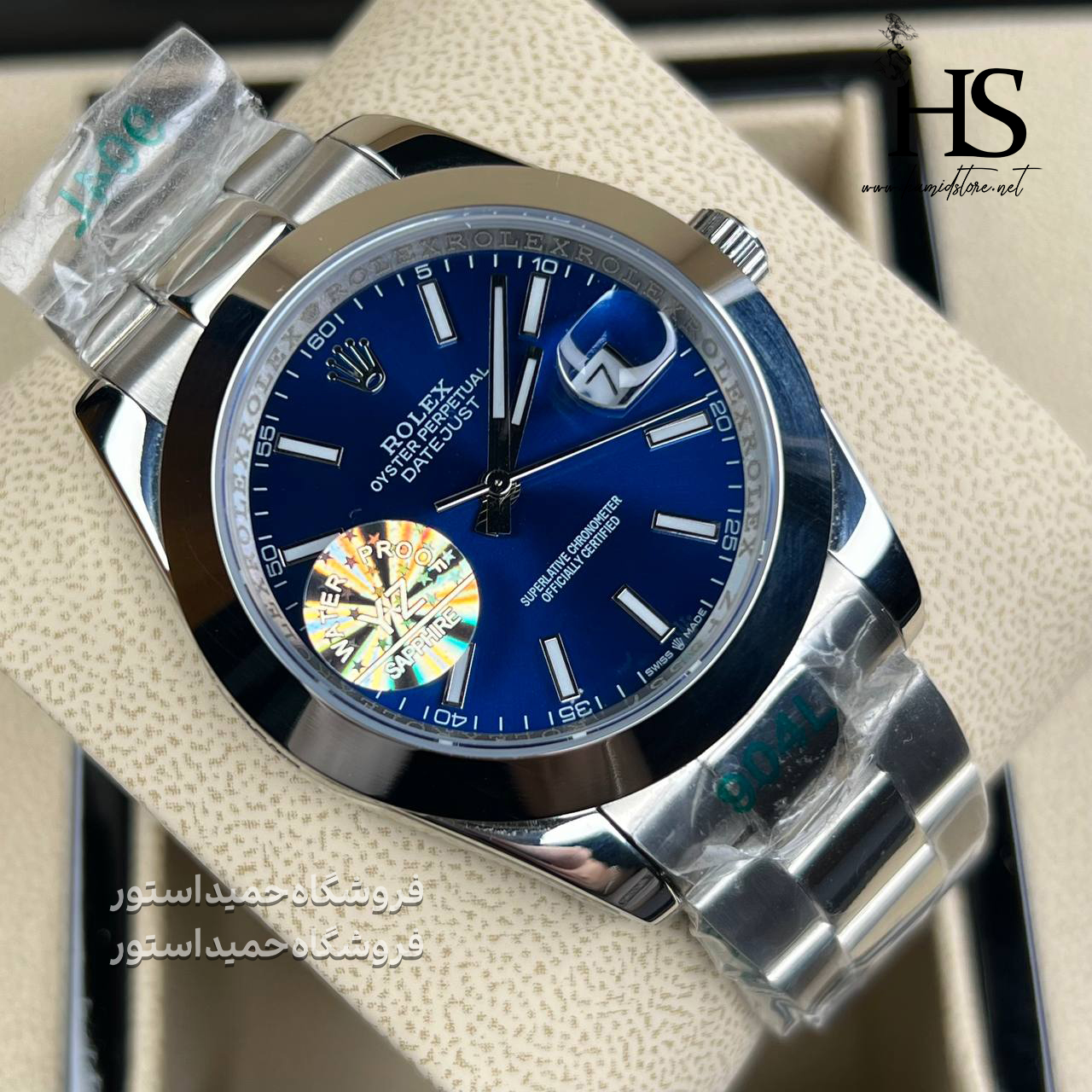 ساعت مچی مردانه رولکس مدل دیت جاست master quality موتور اتوماتیک yz ژاپن 18K Rolex Day just