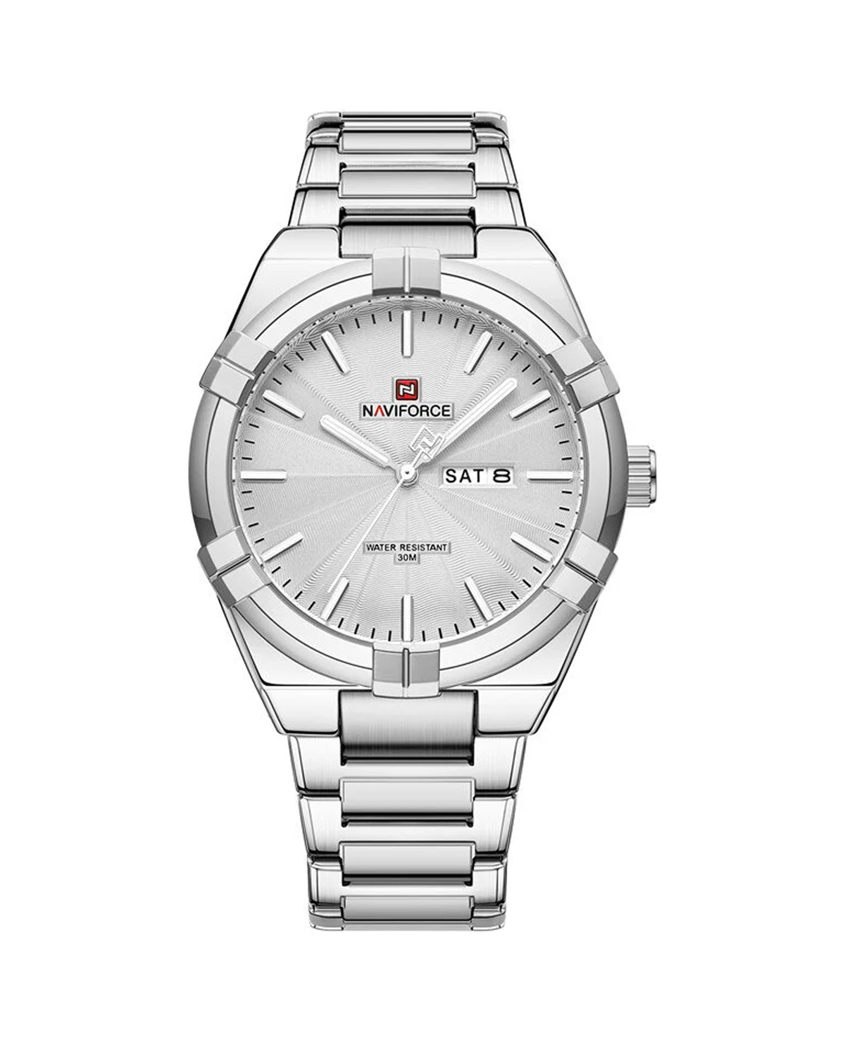 ساعت مچی مردانه اورجینال ناوی فورس NAVIFORCE NF9218 S/W