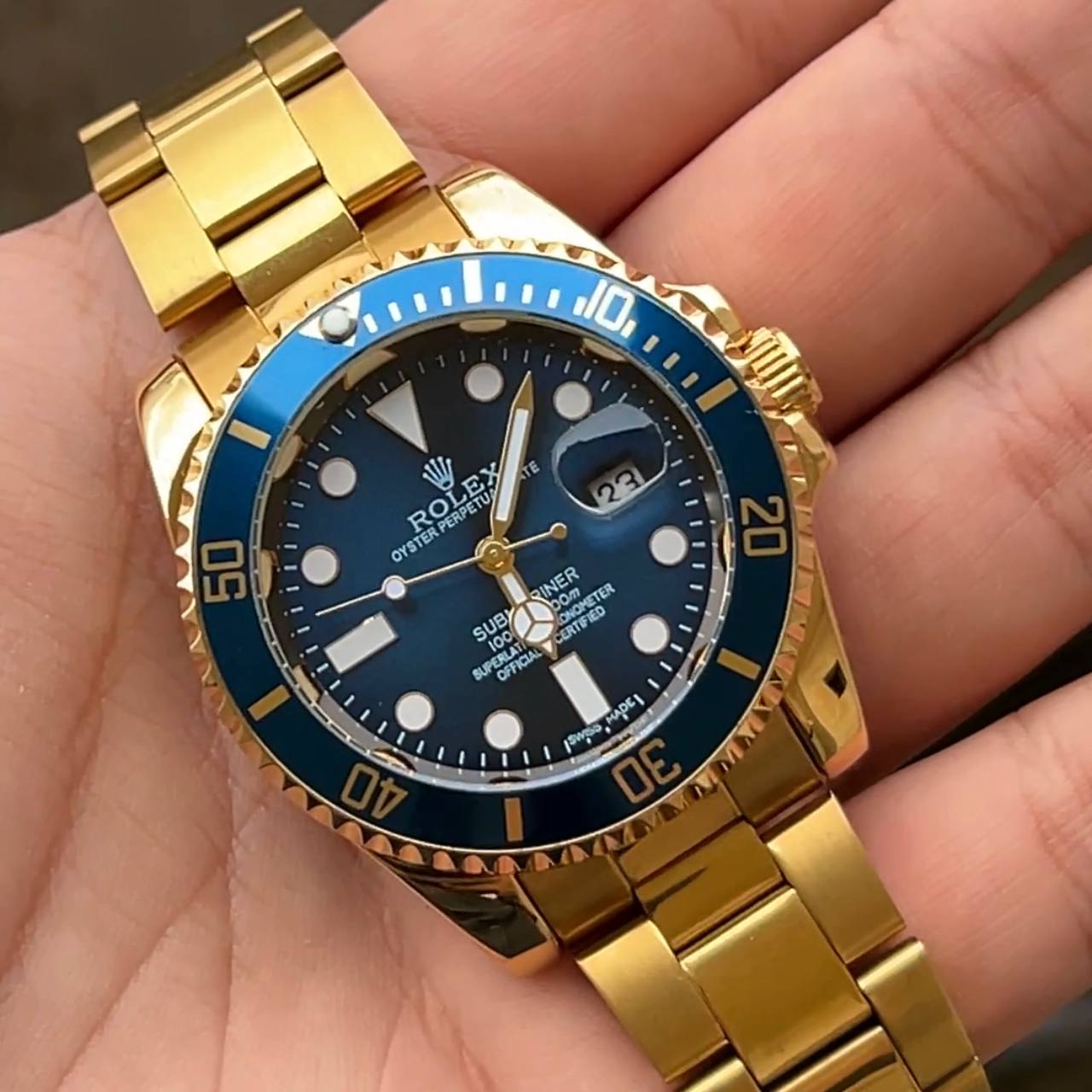ساعت مچی رولکس ساب مارین موتور میوتای ژاپن با گارانتی ROLEX submariner
