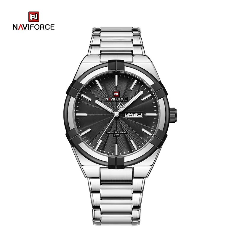 ساعت مچی مردانه اورجینال ناوی فورس NAVIFORCE  NF 9218 S/B