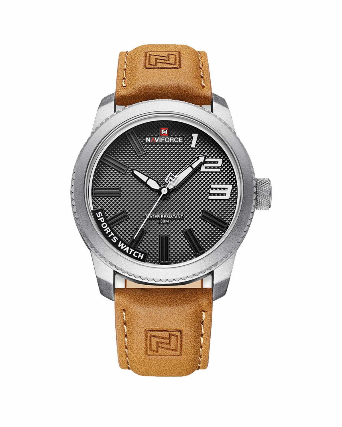 ساعت مچی مردانه اورجینال ناوی فورس NAVIFORCE NF 9202L S/W/L BN