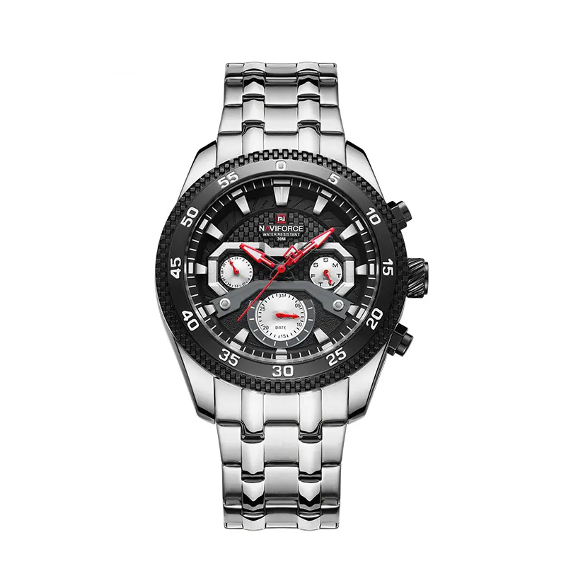 ساعت مچی مردانه اورجینال ناوی فورس مشکی NAVIFORCE NF9222 S/B