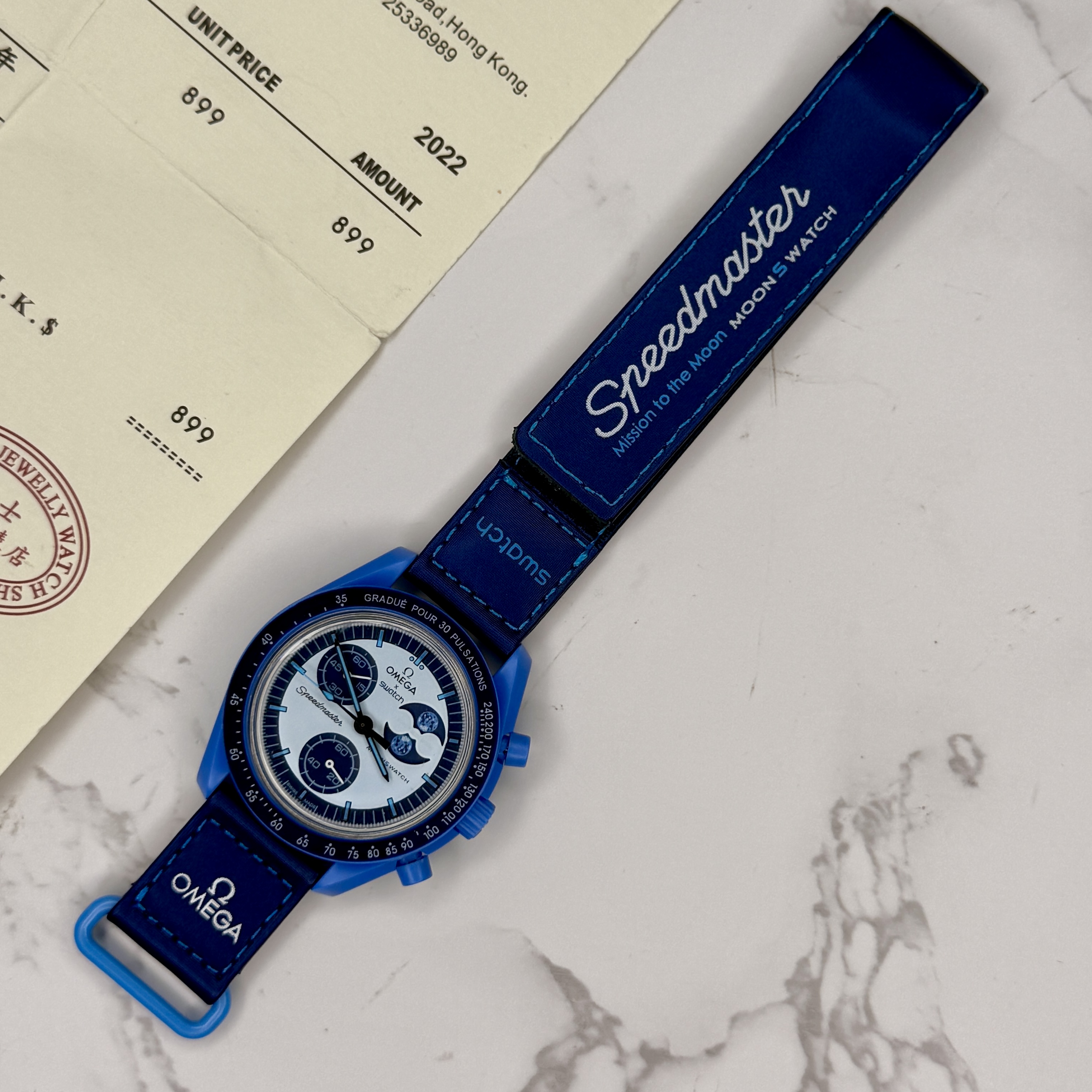 ساعت مچی امگا سواچ سوپر بلو OMEGA SWATCH