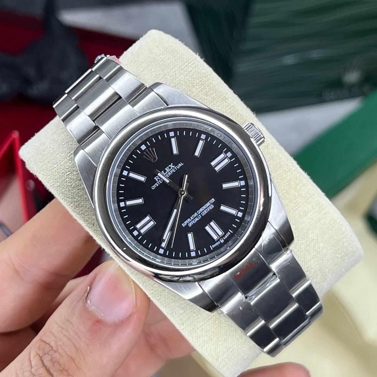 ساعت مچی مردانه رولکس اتوماتیک اویستر پرپچوال ROLEX PERPETUAL black