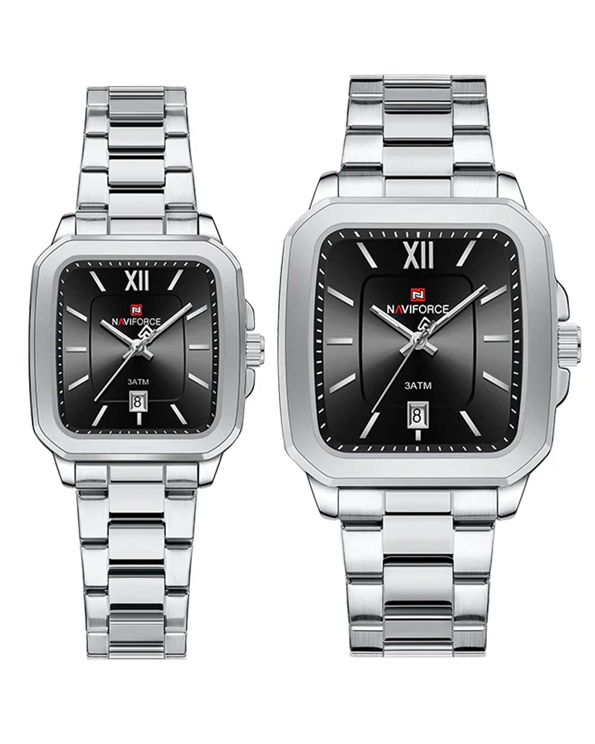 ساعت مچی ست زناه و مردانه ناوی فورس NAVIFORCE NF9239 S/B/S