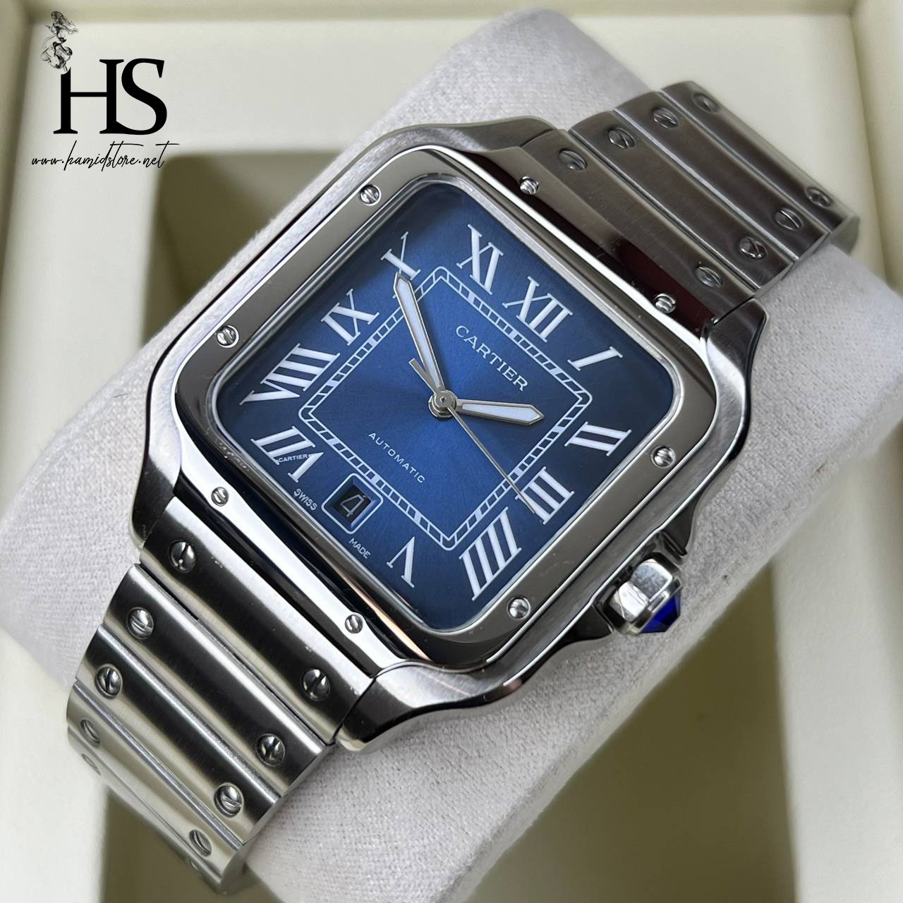 ساعت مچی کارتیر مردانه دسانتوز اتوماتیک Cartier De Santos 1346
